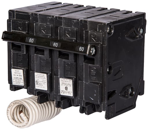 Siemens - Siemens Q310000S01 240 Volt 100 Amp 10 kaic 3-Pole Type QP Circuit Breaker with 120 Volt Shunt