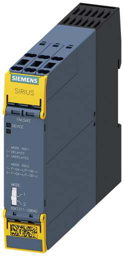 Siemens - Siemens 3SK12112BB40 SAFETY RELAY,4RO,4