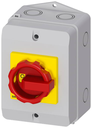 Siemens - Siemens 3LD2164-0TB53-0US2 240/480/600 VAC 25 Amp 3-Pole Non-Fusible Rotary Disconnect Switch
