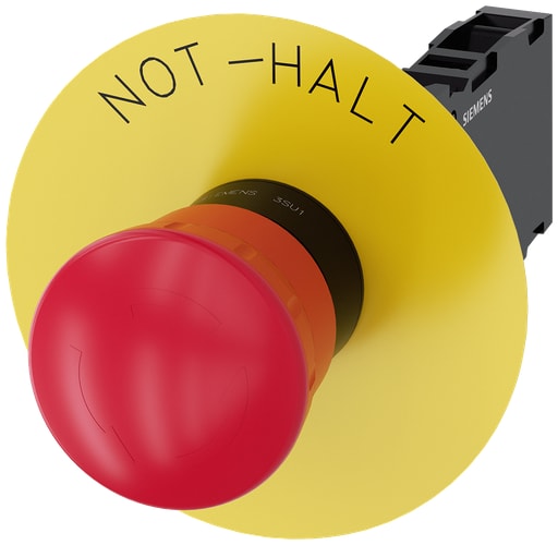 Siemens - Siemens 3SU11001HB201FH0 EM. STOP MUSHR