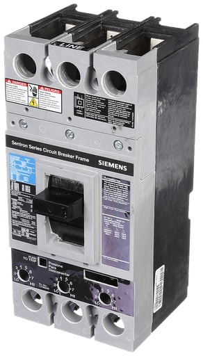 Siemens - Siemens FD63F250 3-Pole 600 VAC 250 Amp 22 kA Interchangeable Trip Thermal Magnetic Molded Case Circuit Breaker Frame