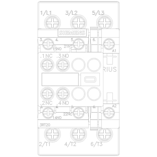 Siemens - S-A 3RT20251AG24 CONTACTOR S0 16A 1