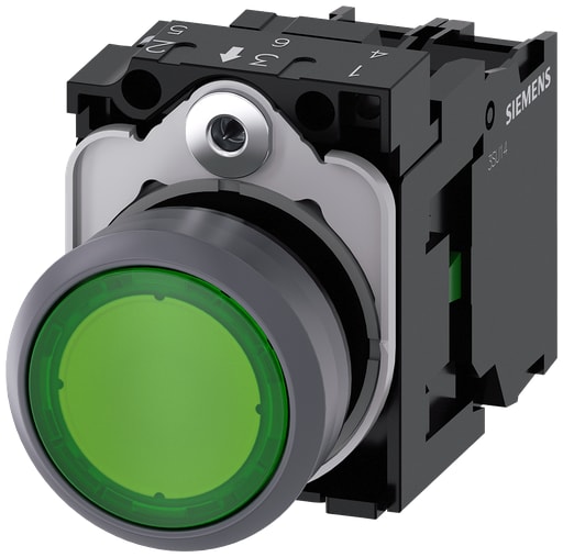 Siemens - Siemens 3SU11320AB401BA0 ILLUMINATED PU