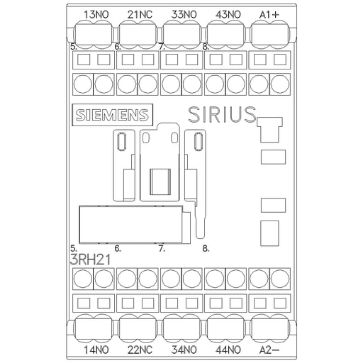 Siemens - Siemens 3RH21312JB40 CONTACTOR RELAY 3N