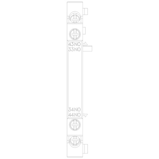 Siemens - Siemens 3RV29011B LATERAL AUXILIARY SWI