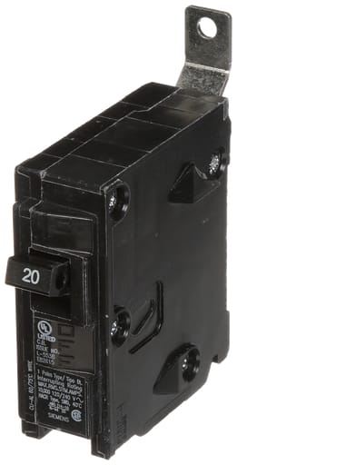 Siemens - Siemens B120 1-Pole 20 Amp 120 Volt 10 K Circuit Breaker