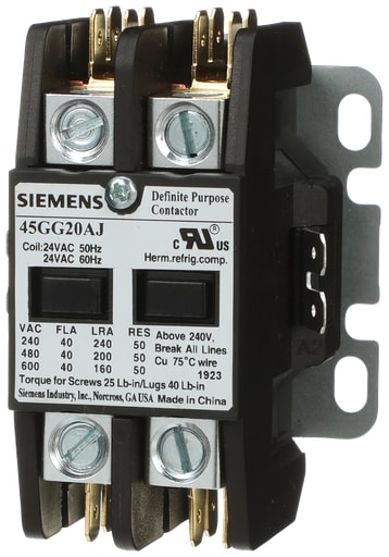 Siemens - Siemens 45GG20AJ Contactor, 45DP,40A,2P