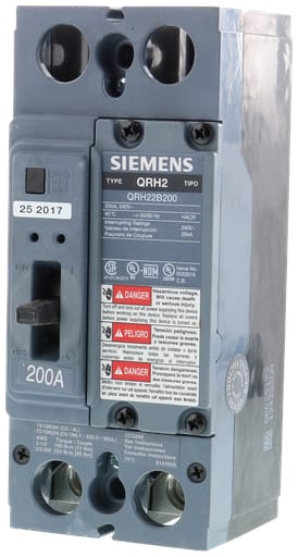 Siemens - Siemens QRH22B200 QR MCCB,25kA@2
