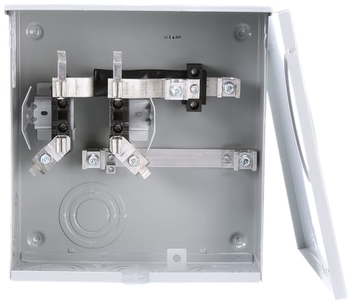 Siemens - Siemens UAS817-PPGP 600 VAC 200 Amp 1-Phase 3-Wire 4-Jaw 1-Position Horn Bypass Ringless Meter Mounting Equipment