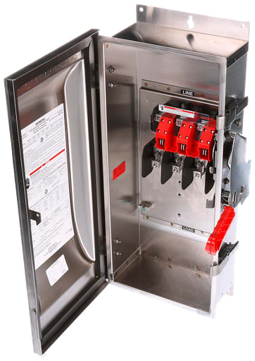 Siemens - Siemens HNF361SS 600 VAC/250 VDC 30 Amp 3-Pole 3-Wire NEMA 4/4X Heavy Duty Non-Fusible Safety Switch