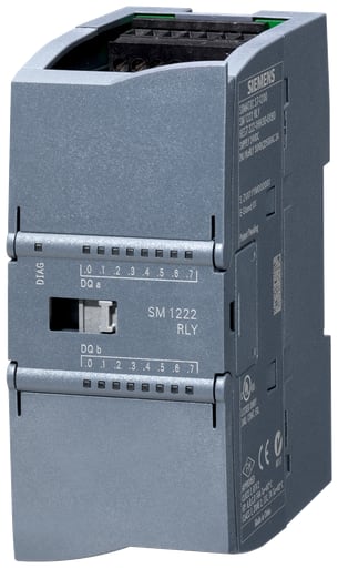Siemens - Siemens 6ES72221HH320XB0 5 to 30 VDC/5 to 250 VAC 2 Amp 16-Output AC/DC Digital Output Module