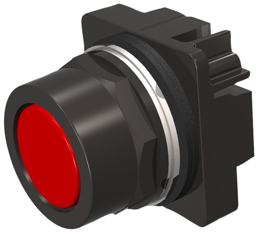 Siemens - Siemens 52BM8A2 PUSHBUTTON,MOM,RED,FLUS