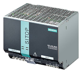 Siemens - Siemens 6EP14363BA00 400 to 500 VAC Input 24 VDC 20 Amp Output Stabilized Power Supply