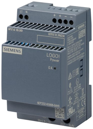 Siemens - Siemens 6EP33326SB000AY0 LOGO POWER 24V