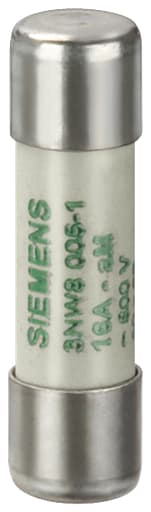 Siemens - SIEM 3NW8004-1 4 AMP CYLINDRICAL FUSE LINK,500V