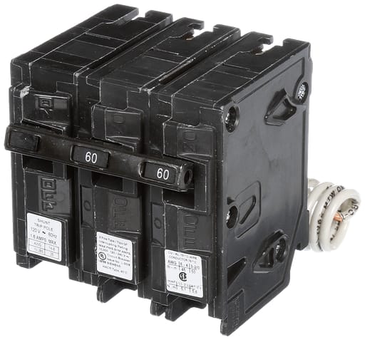 Siemens - Siemens Q26000S01 2-Pole 60 Amp 120/240 VAC 10 kA 120 Volt Shunt Trip Molded Case Circuit Breaker