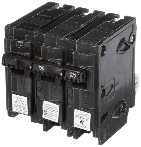 Siemens - Siemens Q210000S01 2-Pole 100 Amp 120/240 VAC 10 kA 120 Volt Shunt Trip Circuit Breaker