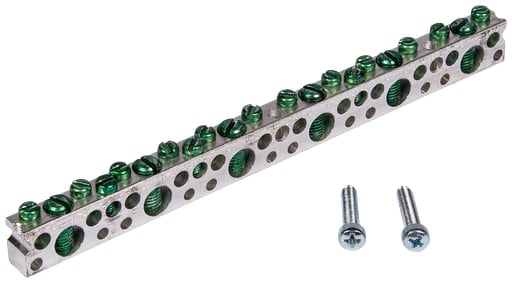 Siemens - Siemens EGK 44-Terminal Aluminum Panelboard Ground Bus Kit