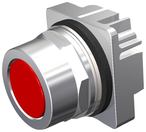 Siemens - Siemens 52PM8A2 PUSHBUTTON,MOM,RED,FLUS