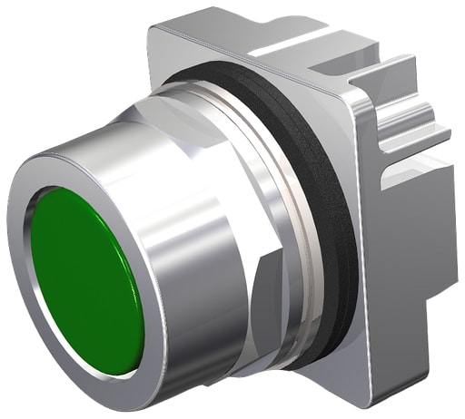 Siemens - Siemens 52PM8A3 PUSHBUTTON,MOM,GRN,FLUS