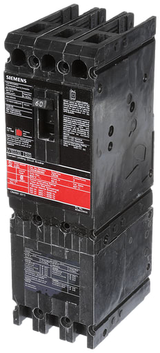 Siemens - Siemens CED63B060 3-Pole 600 VAC 60 Amp Motor Circuit Protector