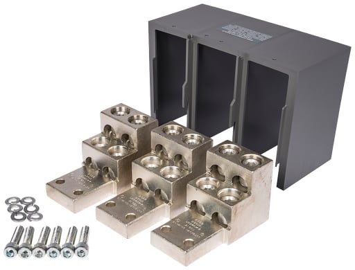 Siemens - Siemens 3TA4P8500 3-Lug 1200 Amp 250 to 500 MCM Copper/Aluminum 4-Wire Circuit Breaker Lug Kit