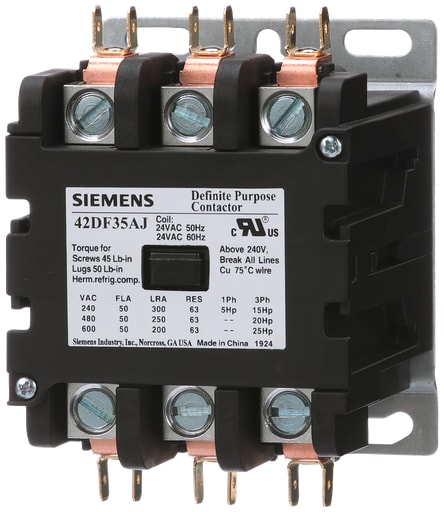 Siemens - S-A 42DF35AH Contactor, 42DP,50A,3P