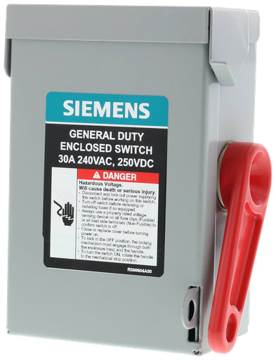 Siemens - Siemens GNF221A GDSS NF 2P2W 240V 30A N