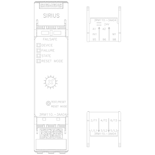 Siemens - Siemens 3RM11023AA04 SFTY DOL STARTER 0
