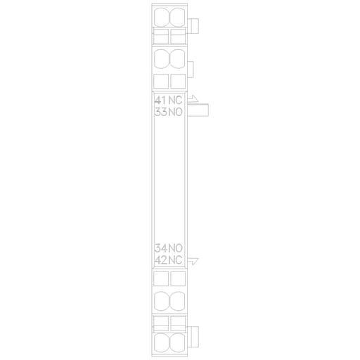Siemens - Siemens 3RV29012A LATERAL AUXILIARY SWI