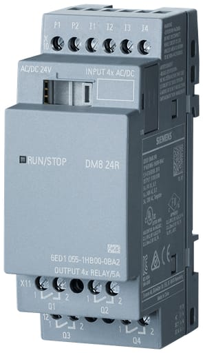 Siemens - Siemens 6ED10551HB000BA2 35.5 x 58 x 90 mm 24 VDC 4-Input/4-Output Digital Expansion Module