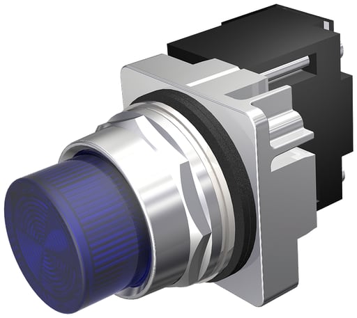 Siemens - S-A 52PL4E5XB PILOT LT. 120V. BLU