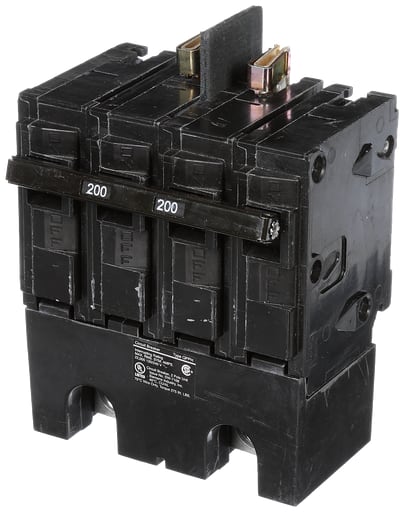 Siemens - Siemens Q2200BH 2-Pole 120/240 VAC 200 Amp 22 kA Common Trip Molded Case Circuit Breaker