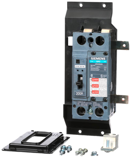 Siemens - Siemens MBKQR1200A Low Voltage Breaker Mounting Kit for Revised P1 Panelboards, 240V, 1-Phase Kit, Strap and 2 Pole Circuit Breaker