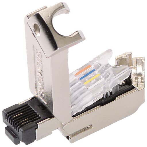 Siemens - Siemens 6GK19011BB300AA0 145 Degrees Cable Outlet Category 5 RJ45 Plug Connector