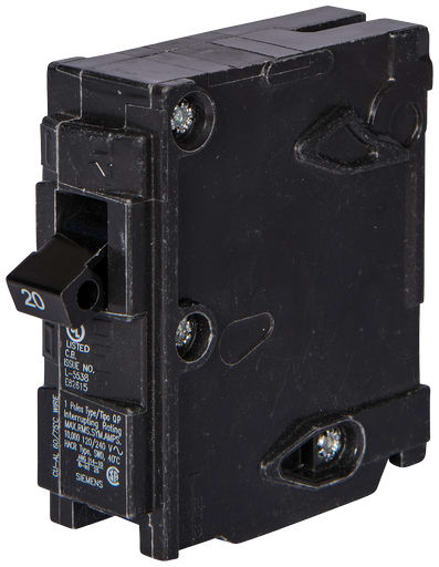 Siemens - Siemens Q120 1-Pole 20 Amp 120 VAC 10 kA Plug-In Circuit Breaker