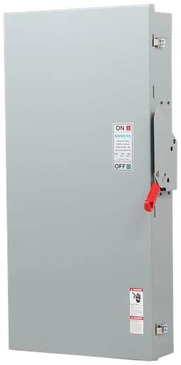 Siemens - Siemens GF325NA 240 VAC 400 Amp 3-Pole 4-Wire NEMA 1 General Duty Fusible Safety Switch
