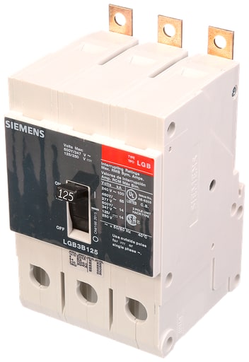 Siemens - Siemens LGB3B125B BRKR LGB 125A 3P 480Y