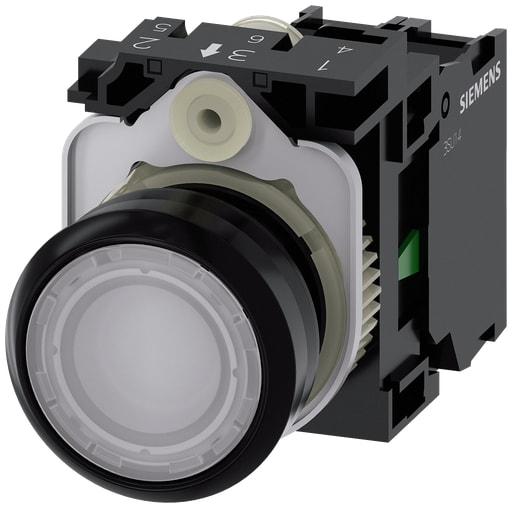 Siemens - Siemens 3SU11020AB601BA0 ILLUMINATED PU
