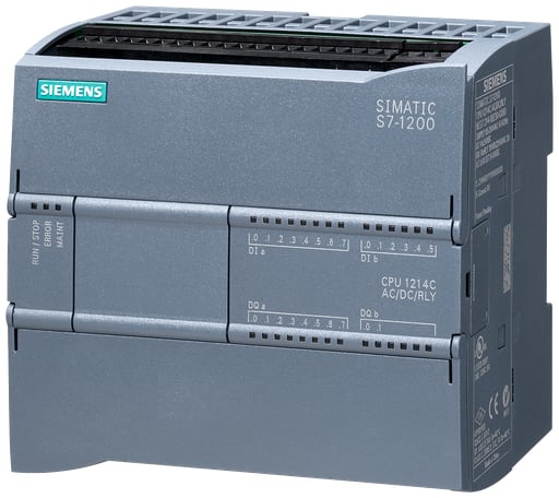 Siemens - Siemens 6ES72141BG400XB0 120/230 VAC/24 VDC 2-Analog Input 14-Digital Input/10-Digital Output Automation CPU