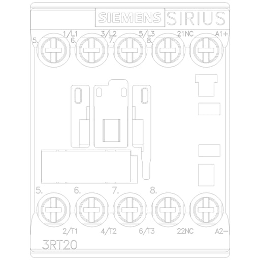 Siemens - S-A 3RT20181BA42 CONTACTOR S00 16A