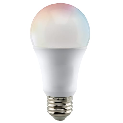 Satco Products, Incorporated - Satco S11252 9.5 Watt; A19 LED; RGB & Tunable White; Starfish IOT; 120 Volt; 800 Lumens