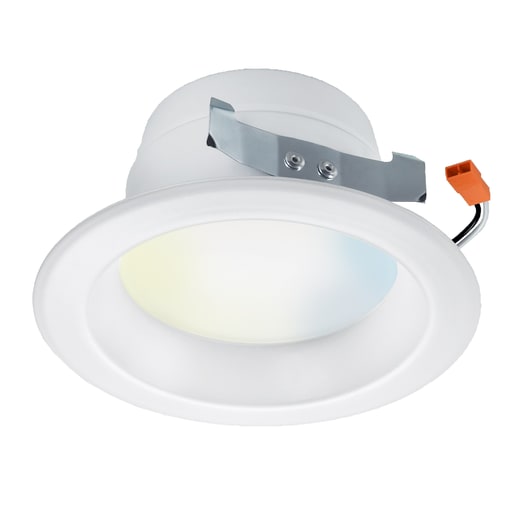 Satco Products, Incorporated - Satco S11259 8.7 Watt; 4 in. LED Recessed Downlight; Tunable White; Starfish IOT; 120 Volt; 700 Lumens