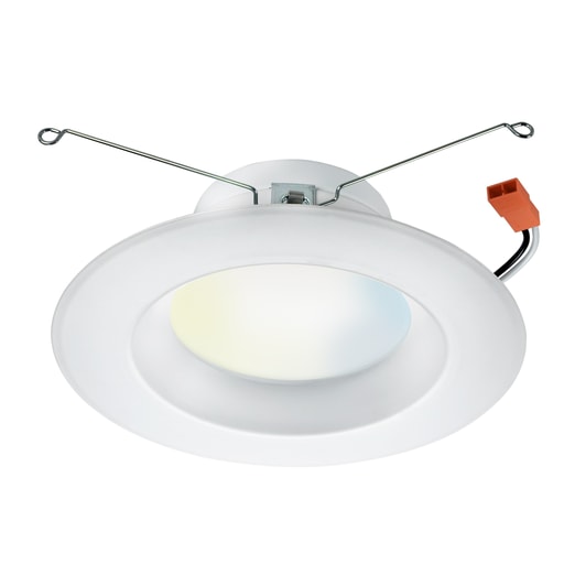 Satco Products, Incorporated - Satco S11260 10 Watt; 5-6 in. LED Recessed Downlight; Tunable White; Starfish IOT; 120 Volt; 800 Lumens