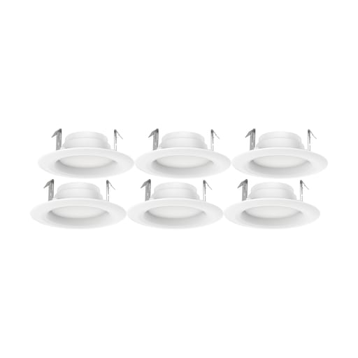 Satco Products, Incorporated - Satco S11640 8.7 Watt; LED Downlight Retrofit; 4 inch; 90 CRI; 3000K; 120 Volt; Pack of 6