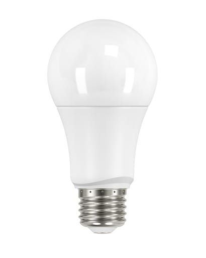 Satco Products, Incorporated - Satco S9594 9.5 Watt; A19 LED; Frosted; 3000K Medium base; 220 deg. Beam Angle; 120 Volt; Non-Dimmable