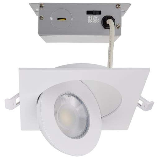Satco Products, Incorporated - SATCO S11841 9WLED/GBL/4/CCT/SQ/WH