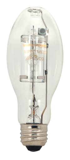 Satco Products, Incorporated - Satco S5863 175W Metal Halide HID; Medium base; ED17; Clear; 65 CRI; 4200K