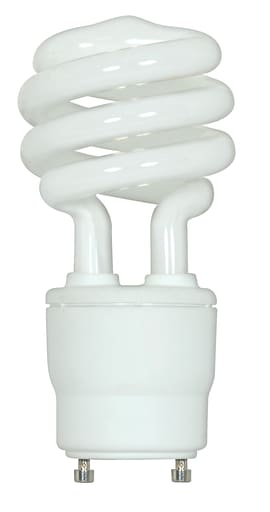 Satco Products, Incorporated - Satco S8205 18 Watt; Mini Spiral Compact Fluorescent; 2700K; 82 CRI; GU24 base; 120 Volt
