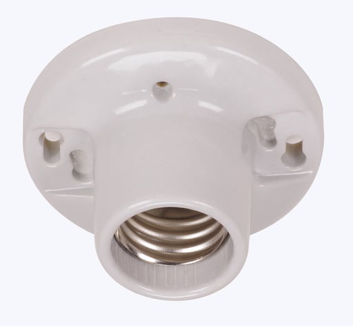 Satco Products, Incorporated - Satco 90/483 Keyless Porcelain Mogul Base Lamp Holder